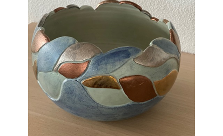 Billede af keramikskål af Tove Balling