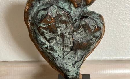 Bronzefigur af Lenie Tolstrup